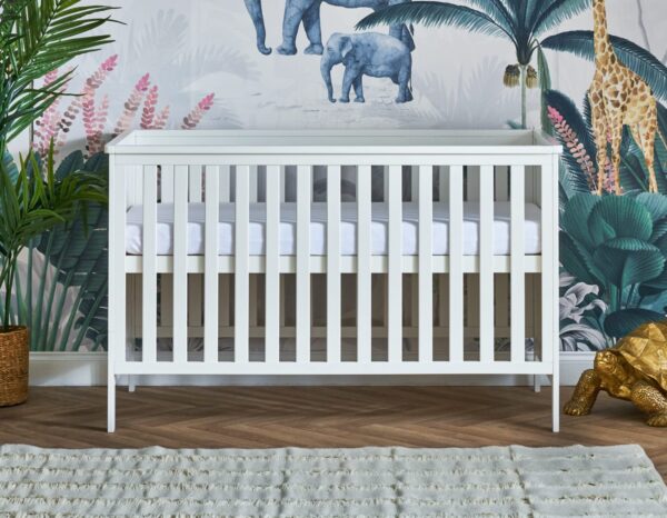 evie cot bed white