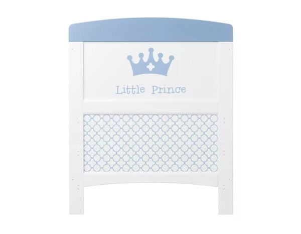 grace cot bed baby blue