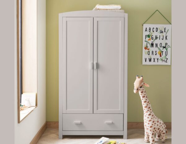 mona grey nursery wardrobe