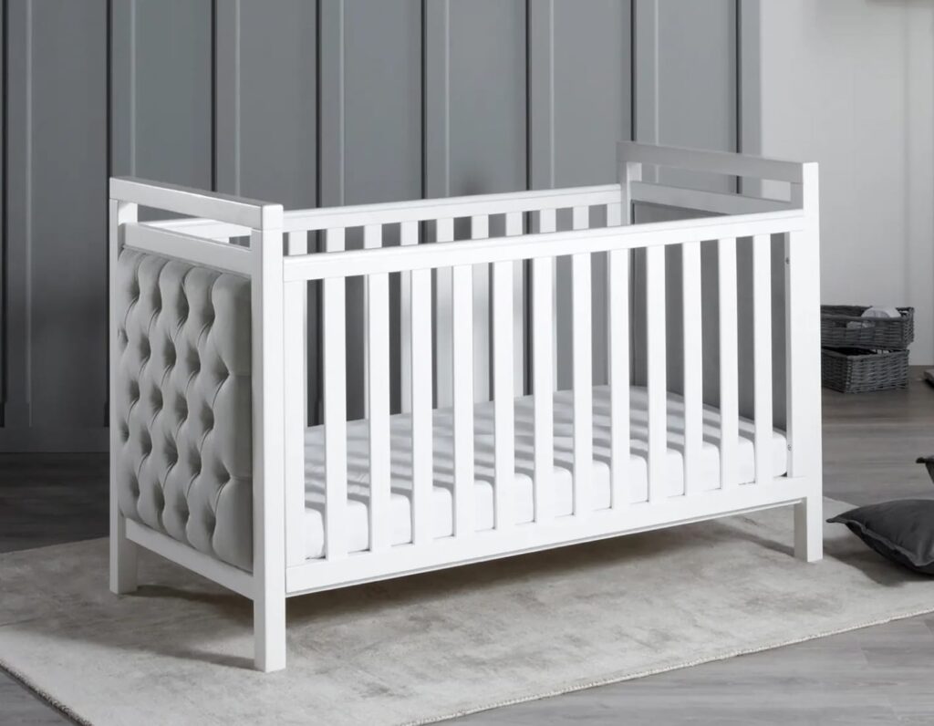 velvet cot bed