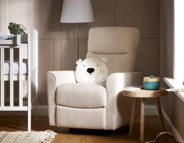 savannah swivel nursing chair oatmeal